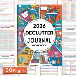 Family Organization Diary Notebook 2026 Workbook, Practical Household Helper, Color-Coded Chapters, Durable Binding, Easy-To-Read Text, Holiday Gift