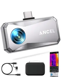 ANCEL IR101 Thermal Imaging Camera Portable, Super Resolution 256x192  25 Hz Refresh Rate，Temperature Range -4°F to 1022°F，Compatible with iOS and Android (USB-C interface) , Perfect for Home, Pets, Industrial  & Vehicle Detector