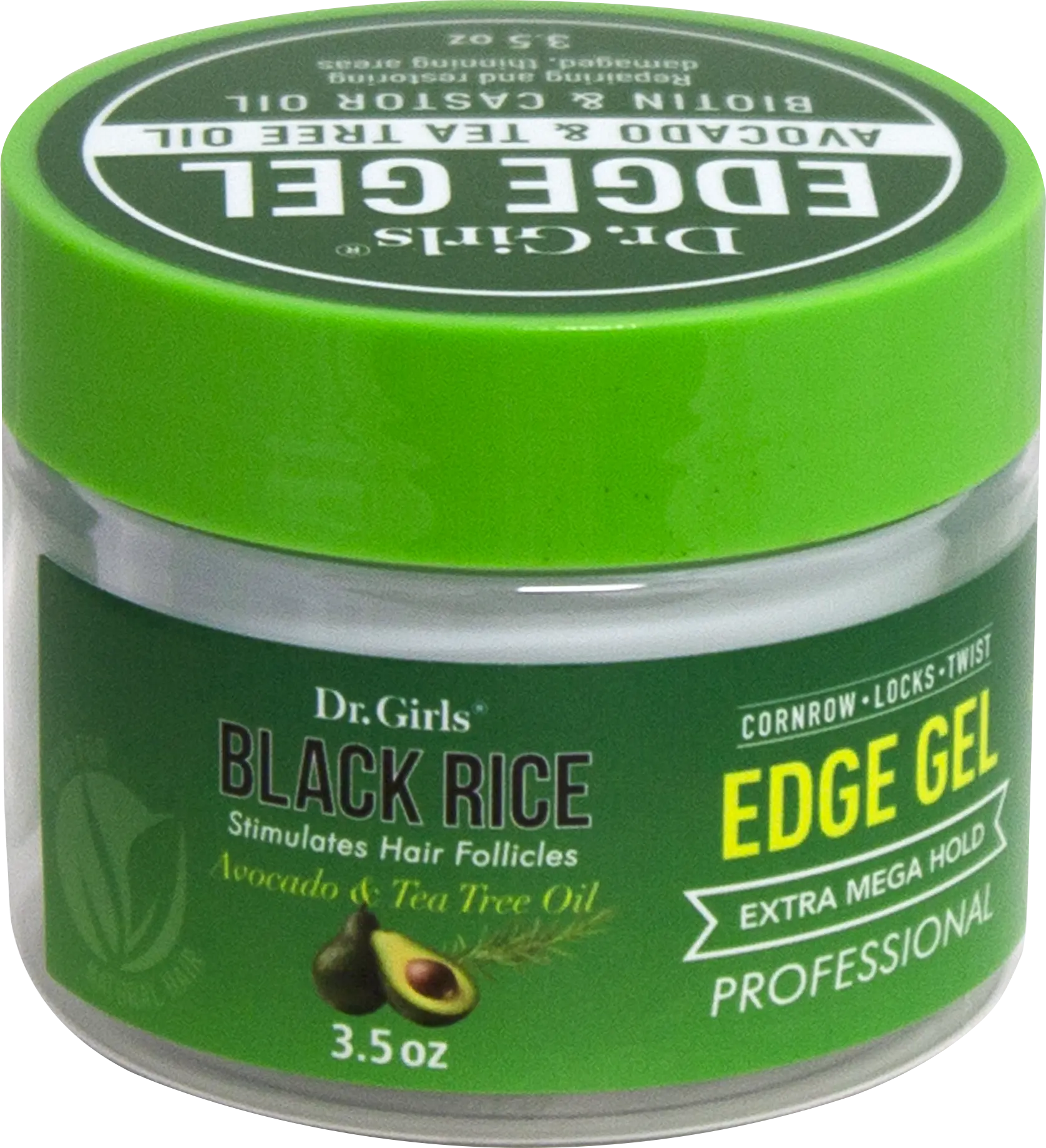 Dr. Girls Edge Control - 3.5 oz, Super Grow, Hair Boost Formula - Biotin & Castor Oil Infused gel