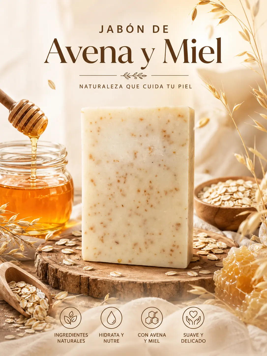 Oatmeal & Honey Milk Soap-Making DIY Wax, for Candle & Soap Making (Toys & Hobbies Category)