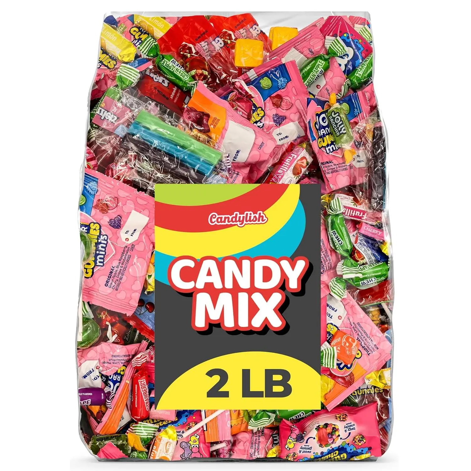 Bulk Candy Individually Wrapped 2 LB, Candy Variety Pack for Pinata, Goodie Bags & Party Favors