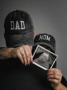 Dad Mom Baseball Cap, New Parent Gift Idea