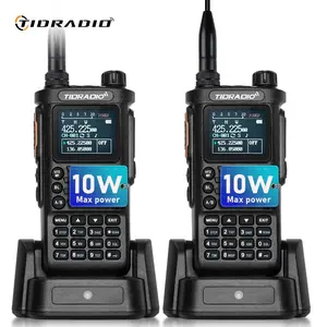 (2nd Gen) TIDRADIO H8 GMRS/Ham Handheld Radio with Bluetooth Programming, Repeater Capable, NOAA Weather, Dual Band Long Range Two Way Radios, Walkie Talkies with 2500mAh Rechargeable Battery-2Pack
