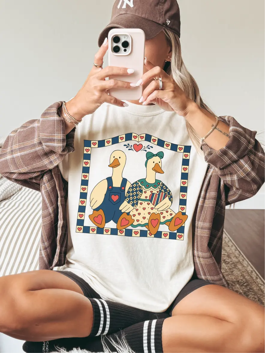 Heart-to-Heart ~ Unisex Short Sleeve CC Garment Dyed T-Shirt Printed in the USA