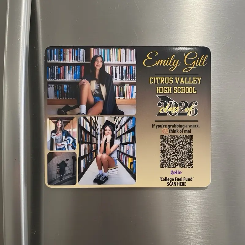 Custom Graduation Photo Magnets
