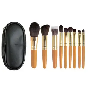 2026 New 9-Piece Mini Portable Makeup Brush Set, including brush bag, eyeshadow brush and eye makeup brush, small makeup brush set, Mother's Day gift