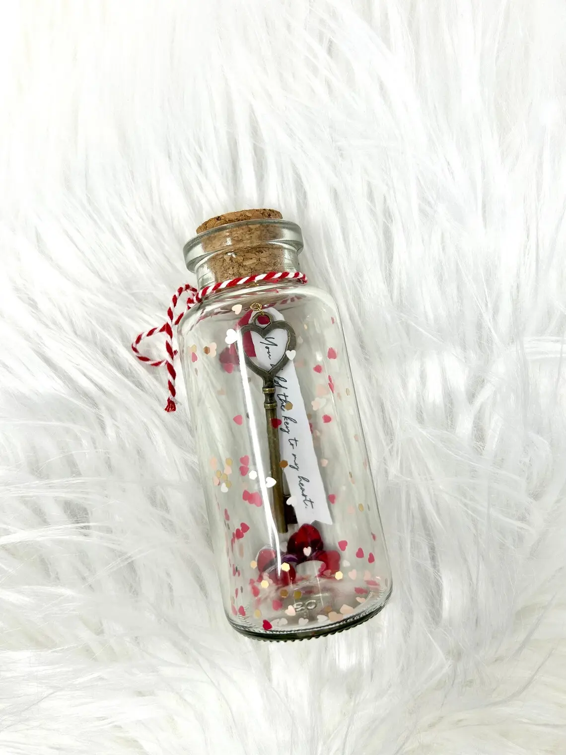 Key to my heart love jar message in a bottle gift idea anniversary romantic valentine gift craft gift for her handmade creative gift for him unique sentimental one of a kind non-traditional gift for love ones keepsake home decor