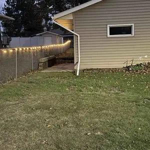 Brighttown Christmas, Halloween, 108-foot solar lights, outdoor waterproof, with remote control, 50 shatterproof LED bulbs, 3 light modes, adjustable porch, backyard, patio, garden, party