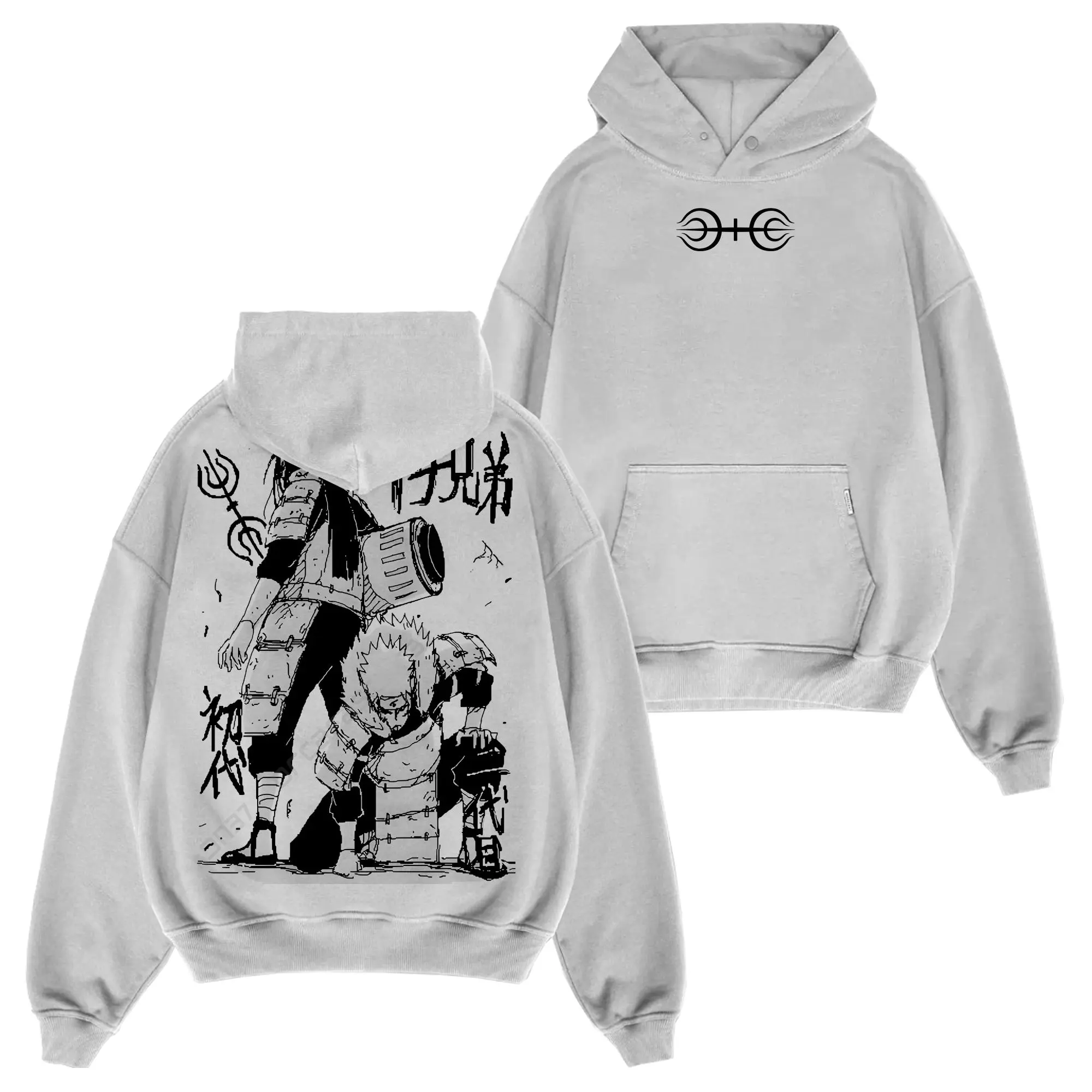 [Shinobi Shop] Limited Tobirama Senju x Hashirama Senju - Naruto Shippuden #67 Hoodie T-Shirt Sweatshirt, Retro Vintage Unisex Graphic 90s Cotton, Gift For Wibu, Anime Manga Y2K Streetwear Apparel Everyday