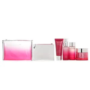 ESTÉE LAUDER Nutritious Super-Pomegranate Reveal A Rosy Radiance Set: Moisture Creme+ Milky Lotion Light+ Lotion+ Cleansing Foam ...