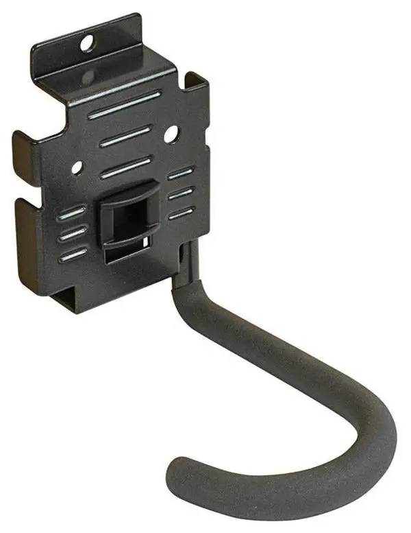 HandiWall 5 Inch Bike Hook with Locking Slatwall Bracket | 30 lb Load Capacity