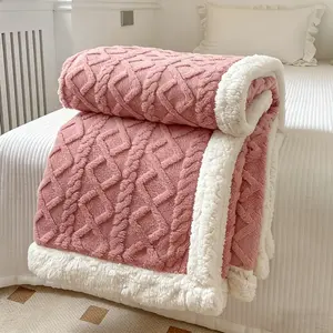 Cloud Touch Blanket, Ultra Soft Plush, Skin-Friendly, Winter Warmth, All-Season Use, Perfect for Sofa Bed Office Nap, Gift Blanket