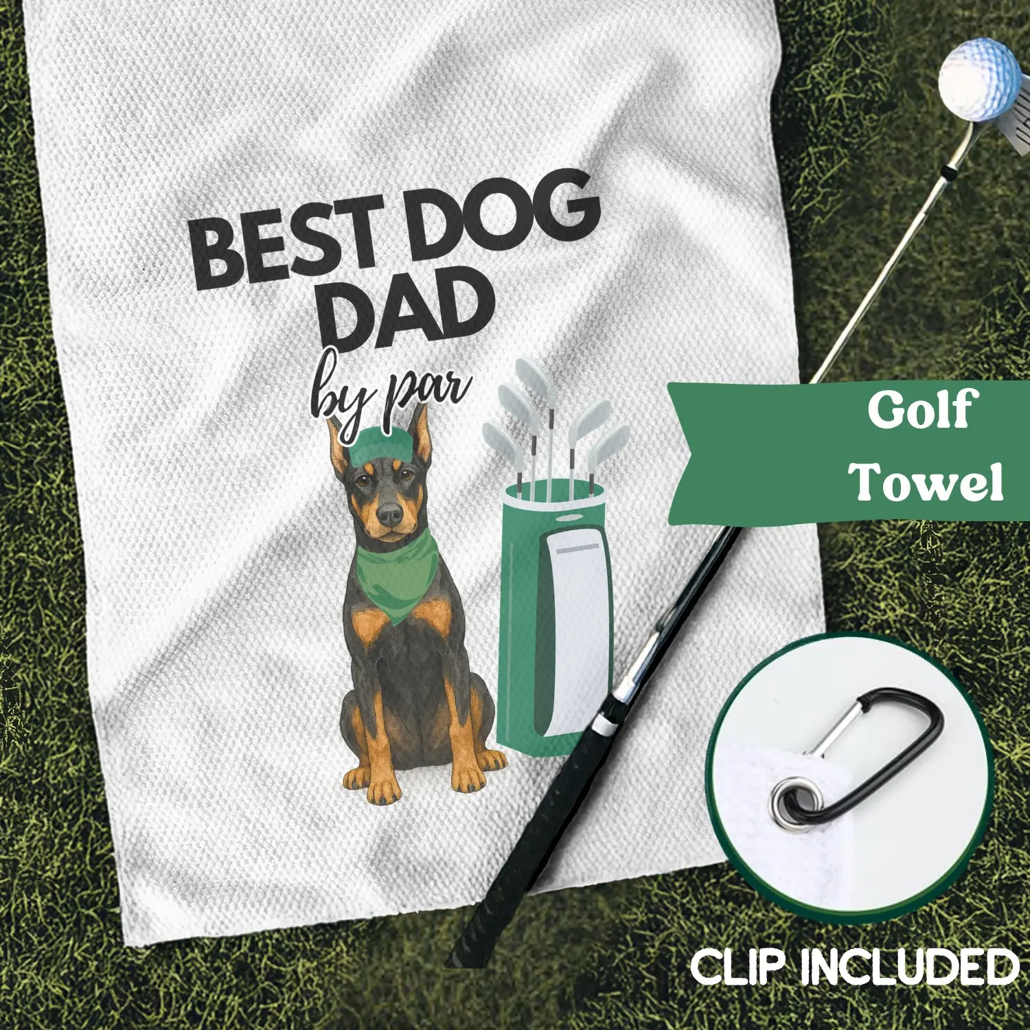 Doberman #1 (Black Tan Cropped Ears)