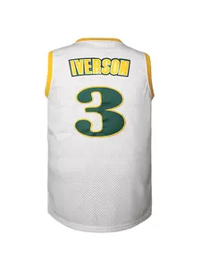Men's Letter & Number Embroidery Basketball Jersey, Loose Casual Sleeveless V Neck Basketball Vest, Basketball Clothing for Sports Training Competition, Training Clothes, Basketball Shirt, Sportswear Top