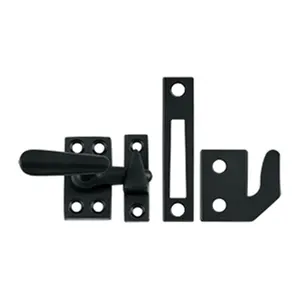 212 MAIN Deltana CF066U19 Small Black Solid Brass Casement Fastener Window Lock - Bolts - Weatherproof, Corrosion-Proof