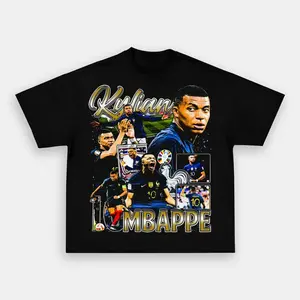K. Mbappe T-Shirt, K. Mbappe Vintage Graphic Tees, Unisex Soccer Shirt, Sport Merch, Gift For Fan, Cotton Comfort Menswear Womenswear Streetwear