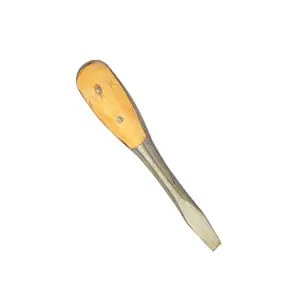 Heavy Duty Slotted Screwdriver with Wooden Handle Flat Head 6/8/10/12 Inch