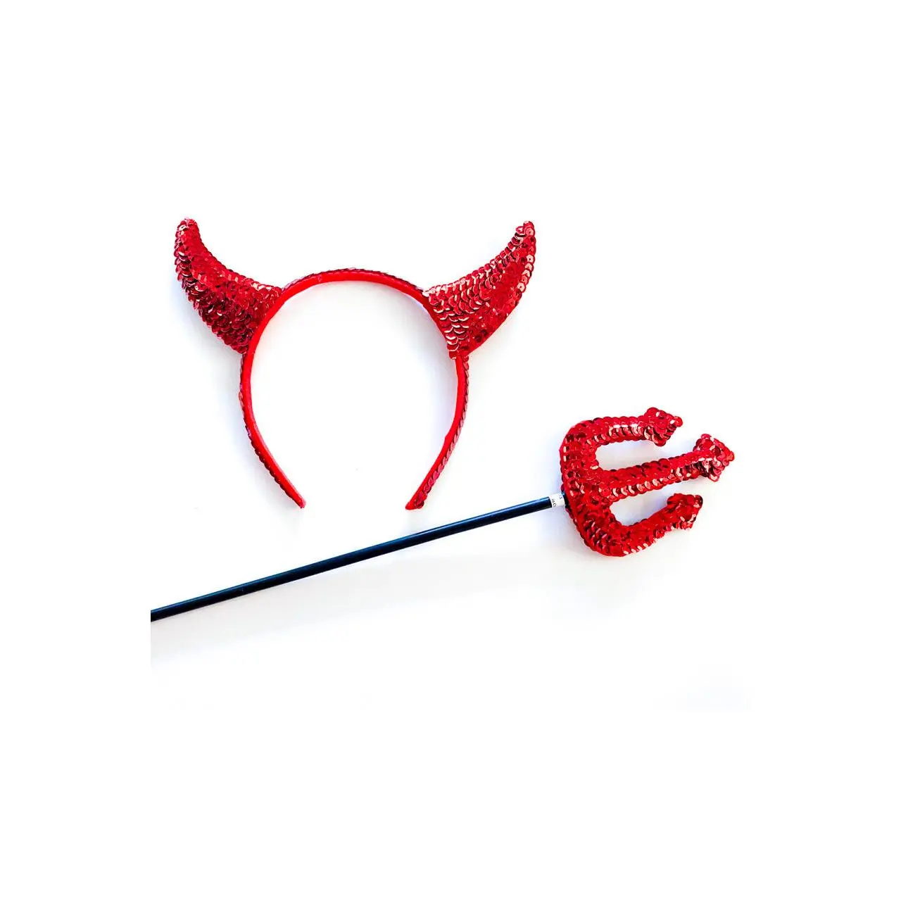 Devil Horns and Pitchfork