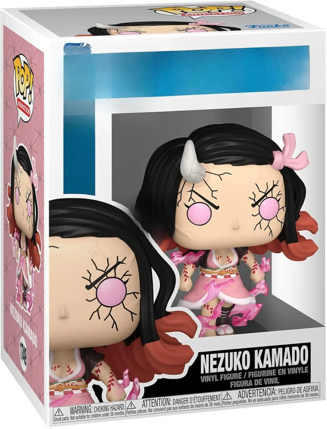 Funko POP Animation: Demon Slayer - Nezuko Kamado Demon Form Official Merchandise Vinyl Figure, Unisex Collectible Toy, Approx. 3.95" Anime & Manga Gift for Fans, Gift Idea For Fans