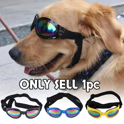 Foldable Pet Sunglasses, 1 Count Dustproof & Fashionable Pet Eyewear, Durable Pet Accessories for Cats and Dogs