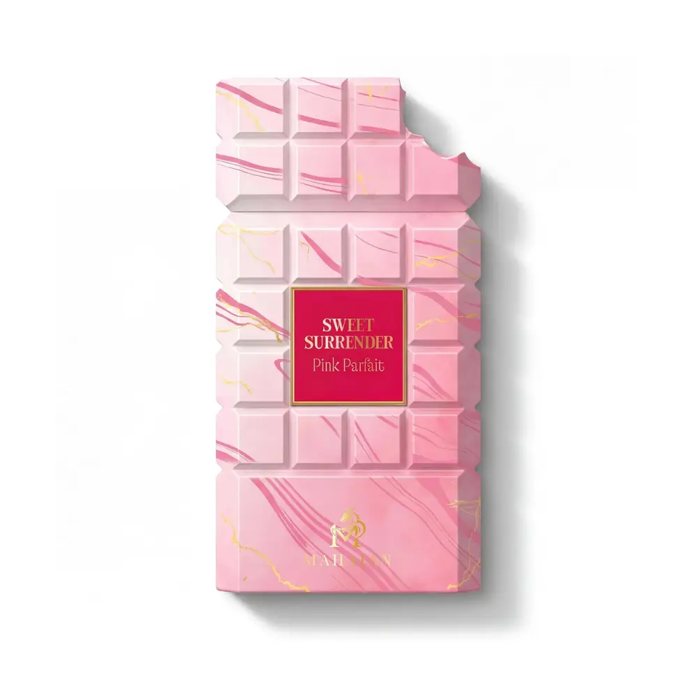 Mahajan Sweet Surrender Pink Parfait Women's Eau de Parfum, 3.4 fl oz - Sweet Berry, Creamy Vanilla Hug, Strawberry Marshmallow Gourmand Luxury Fragrance (Unisex Fragrance Option)