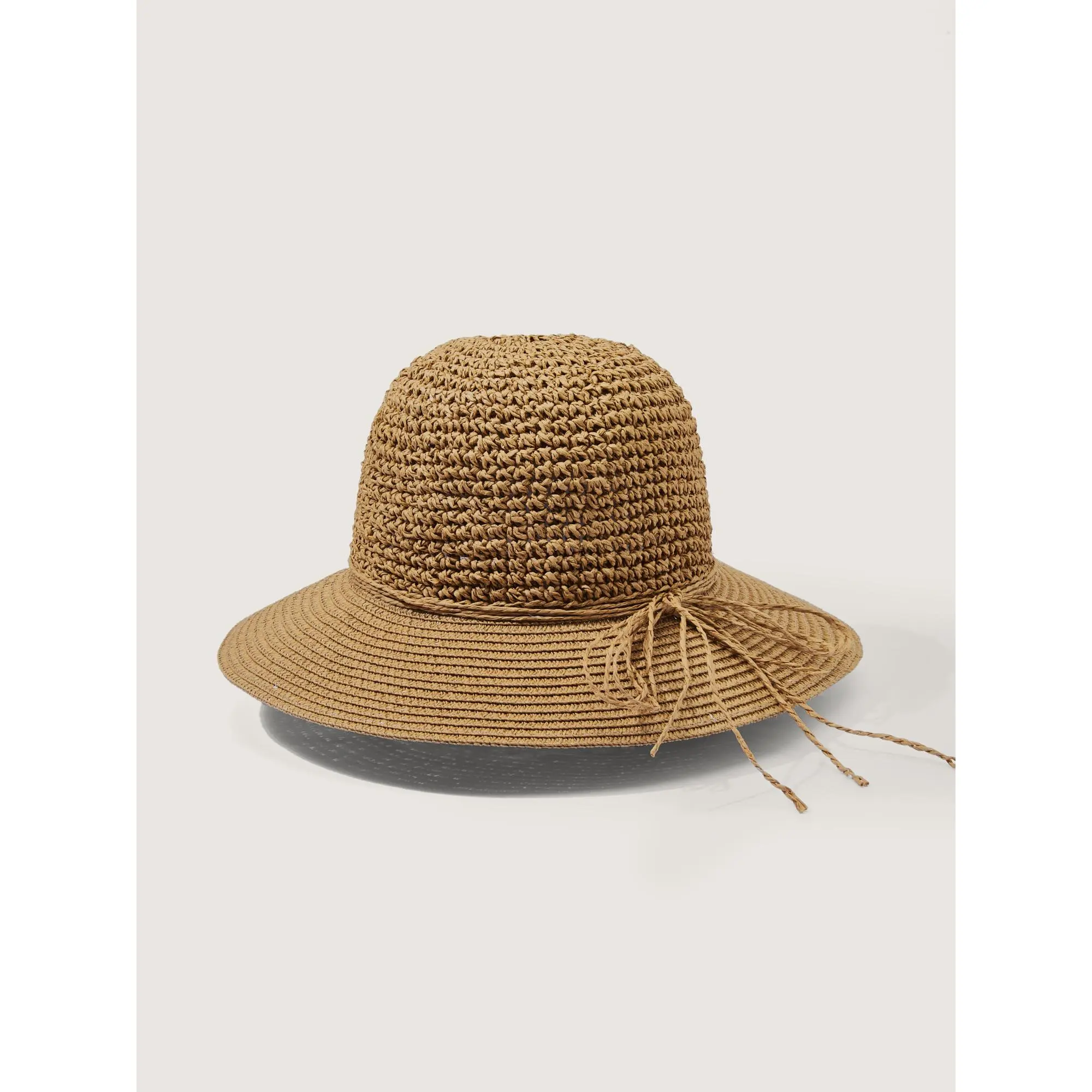 BLOOMCHIC Women's Plus Size Straw Bow-Tie Wide-Brimmed Sunhat [M-6X] 2026 Spotlight, Summer Essential, Daily Deals - Wide-Brimmed Straw Hats, Fashion Hats, Breathable Beach Hat Outdoor Headwear Outdoor Sun Cap