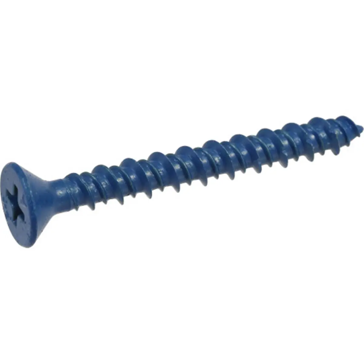 212 MAIN Perma-Sealed Corrosion-Proof Flat-Head Tap Concrete Self-Drilling Anchor Screws, 0.25x2.25in, 100-Count, Self Drilling Screws