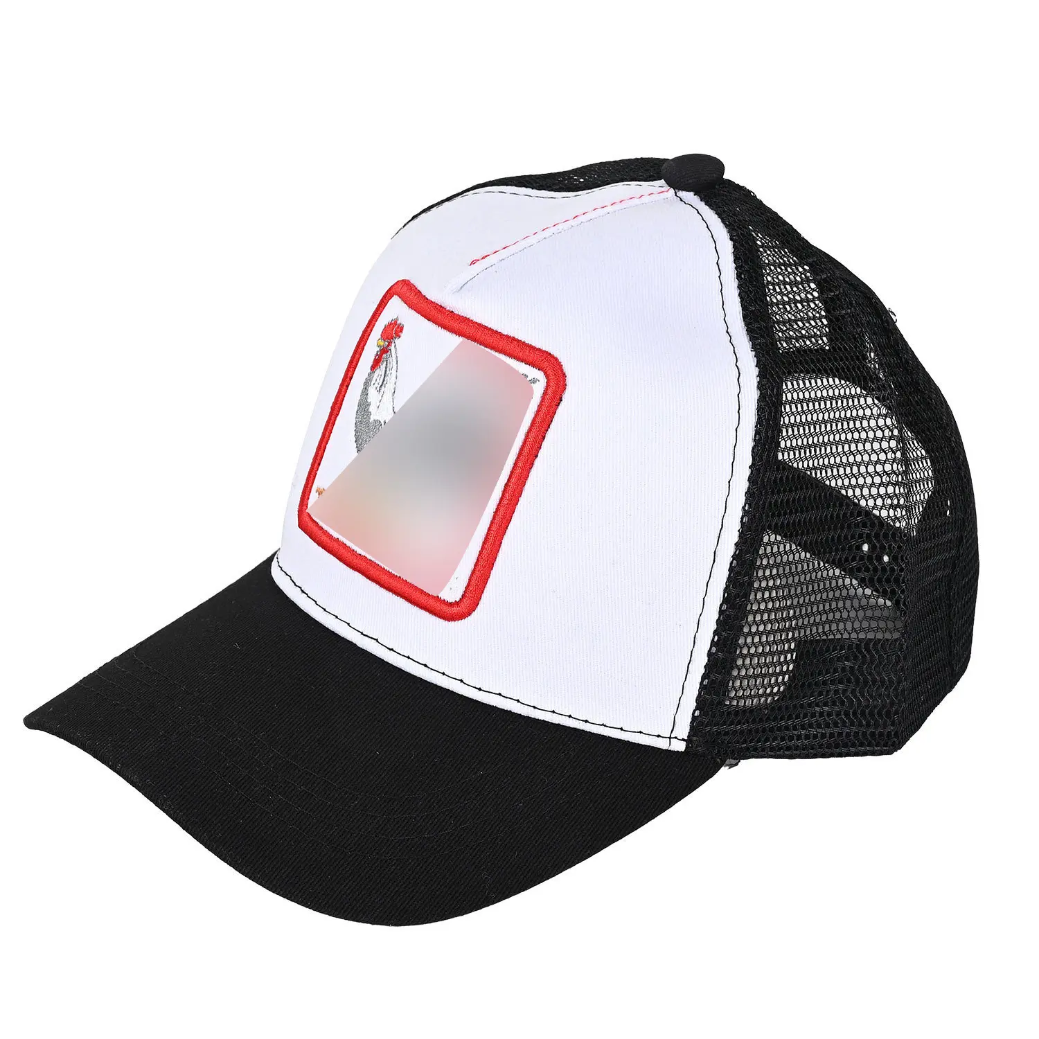 Rooster Black and White