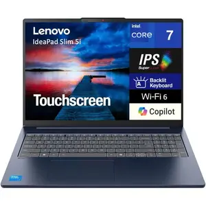 Lenovo IdeaPad Slim 5i HIGH PERFORMANCE Copilot Laptop 16" Touchscreen IPS WUXGA Display ,Intel Core 7 240H, 32GB DDR5, 1TB M.2 PCIe SSD, Backlit Keyboard, WiFi 6, 1080p+IR Webcam, Win 11 Pro