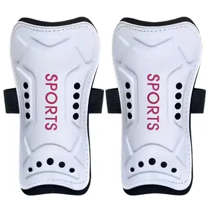 Adult soccer shin guards, 1 pair, lightweight, breathable, durable, suitable for protecting the calves during matches.