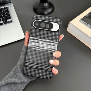 Stylish Color Block Weave Phone Case for Google Pixel 8 and 9, Cool and Fashionable Protective Shell for Everyday Use