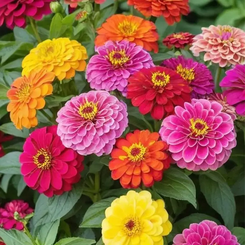 200 Pcs Perennial Zinnia Seeds for Planting-Non-GMO Colorful Zinnia Flowers Seeds for Home Yard Garden Heirloom Wildflower