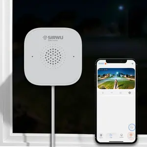 Sirwu Window Security Camera 3MP 2K, Indoor WiFi Cameras 2.4GHz/4GHz with Colorvue AI Color Night Vision, Motion & Person Detection with Auto-Focus , Easy Installation, 24/7 Recording