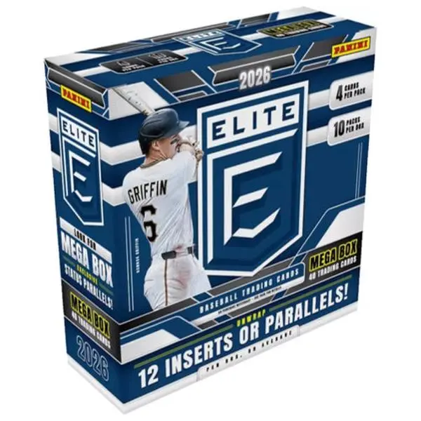 2026 Panini Donruss Elite Baseball Mega Box 2026 Panini Donruss Elite Baseball Mega Box