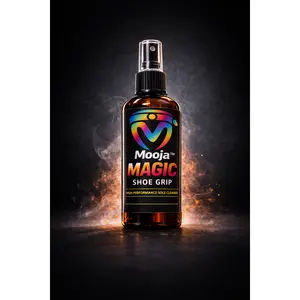 Mooja™ Magic Shoe Grip Spray – High-Performance Traction Cleaner & Rubber Conditioner.