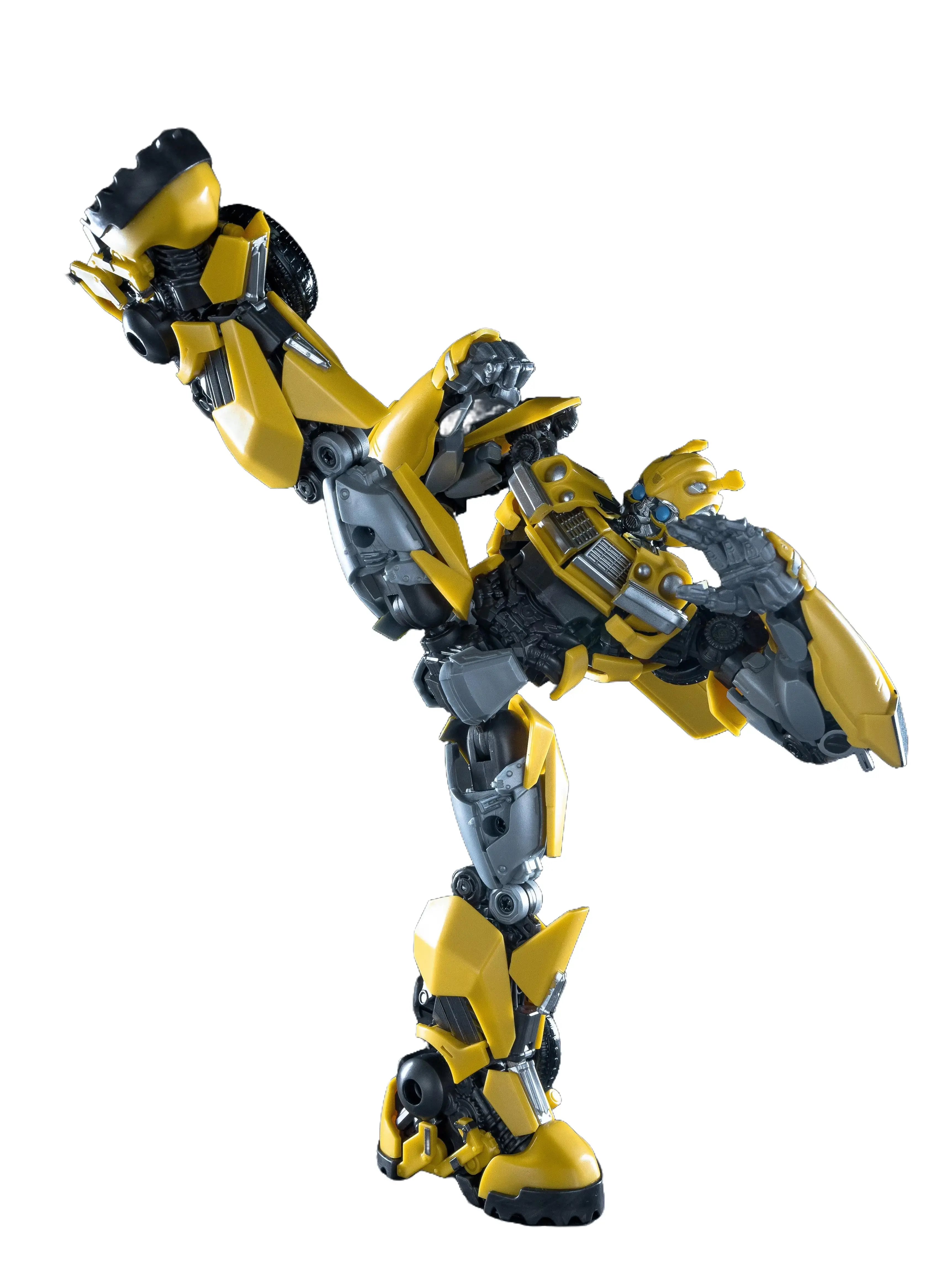 Transformers Bumblebee PVC Collectible Action Figure - AMK Series 6.5 in Pre-Assembled Poseable Model Kit, Rise of the Beasts Figurines Collectibles, Cool Kids' Gift