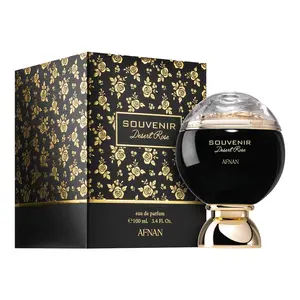 AFNAN Souvenir Desert Rose for Women Eau de Parfum Spray, 3.4 Ounce Perfume Fragrance Amber Floral