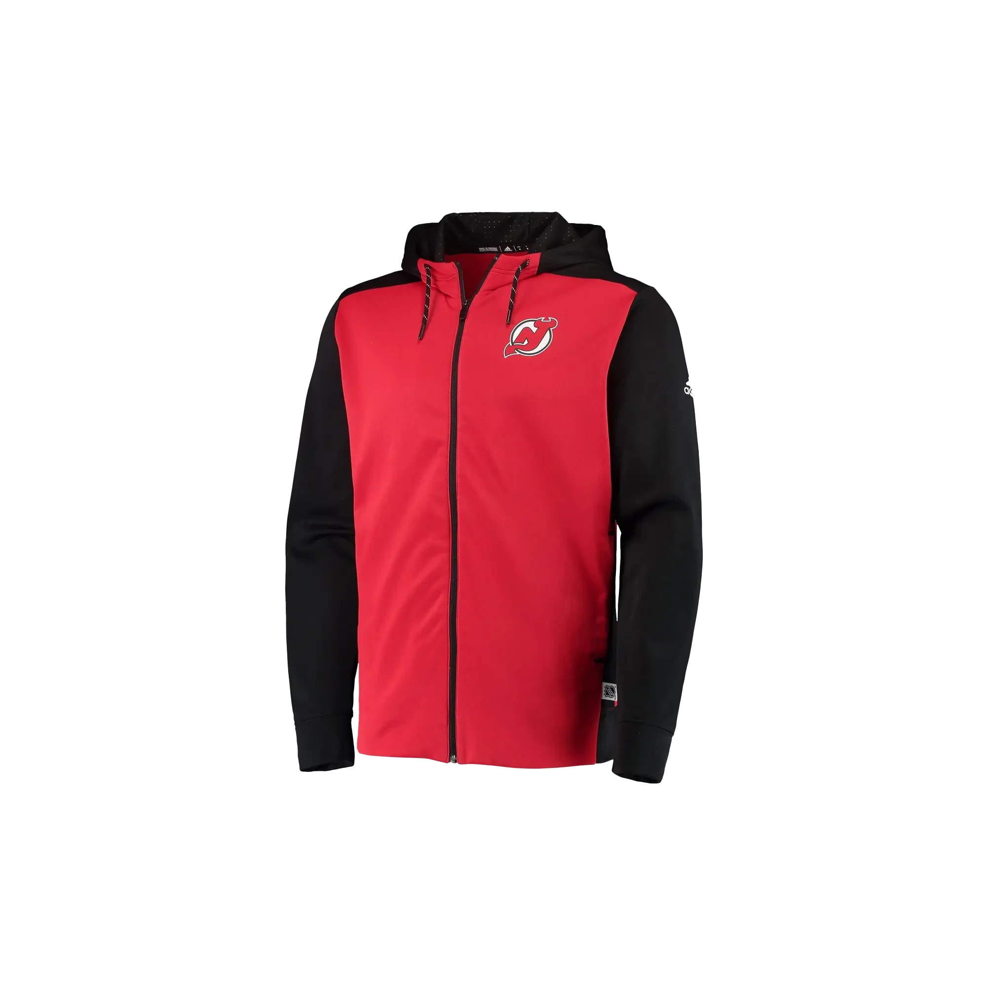 NHL New Jersey Devils Full Zip Hoodie "Red / Black" DN2830
