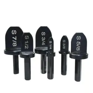 Swaging Tool Drill Bit Set, 2025 New HVAC Repairing Set Air Conditioner Copper Pipe Reamer, Manual Pipe Swage Tool Drill Bit Soft Copper tubing 1/4'', 3/8'',1/2'', 5/8'',3/4'',7/8'' Bits Set,