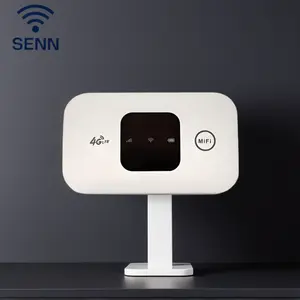 SENN 4G LTEMSIM Free Portable WiFi Router - SIM Plug-in card wifiMini Design Works with Any Provider's SIM Card (AT&T, T-Mobile, Verizon), Total Freedom