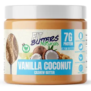 Fit Butters Naturals Vanilla Coconut Cashew Butter (Vegan)