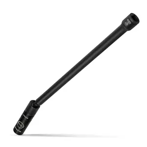 #SpringGlowUp DURATECH 14mm Swivel Magnetic Spark Plug Socket, 1MM Thin Wall Spark Plugs Socket with 12-Point, Enhanced Magnetic Head & Manganese Phosphate Coating, 3/8" Drive x 12" Total Length, Cr-V Steel Made