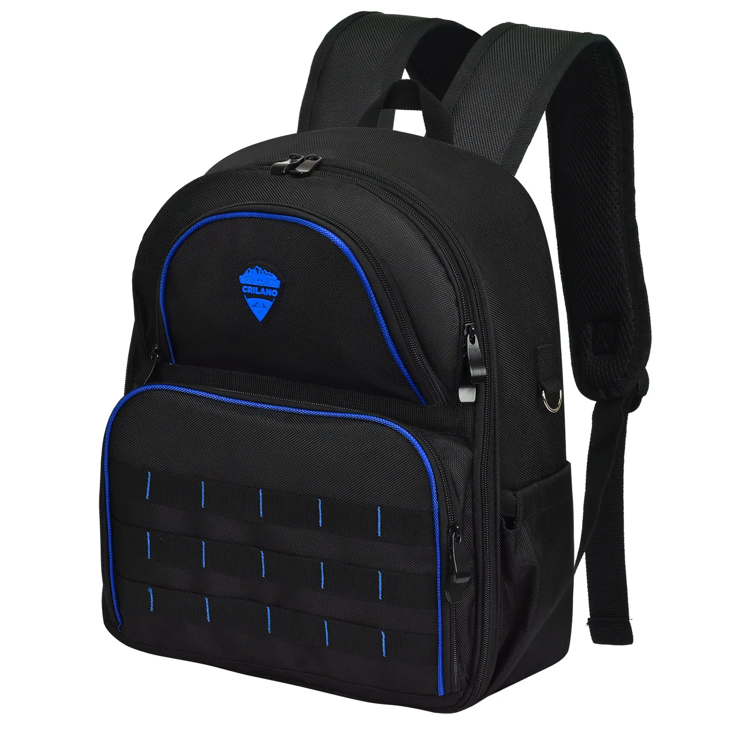 Heavy Duty Roll Up Tool Backpack Organizer - Built-in Organizer, Multi-Pockets, 2 Zippered Small Tool Pouches, Adjustable Straps, Waterproof Foldable Design, Portable Storage for Dad, Tool Organizer