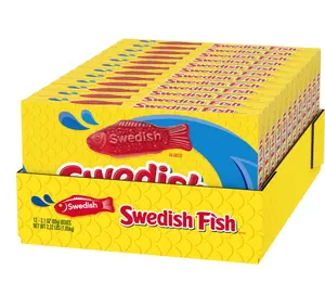 SWEDISH FISH Soft & Chewy Candy, Bulk Candy, 12 - 3.1 oz Boxes SWEDISH FISH Soft & Chewy Candy, Bulk Candy, 12 - 3.1 oz Boxes