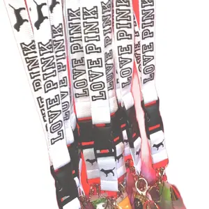 Pink Keychains With Lipgloss Cosmetic