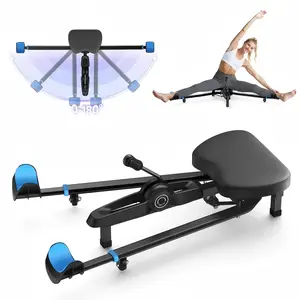 Adjustable Split Machine Leg Stretcher for Flexibility Training | 180° Stretching Equipment with Comfortable Pad & 6-Level Adjustment | Home Fitness Stretch Machine for Dance, Yoga & Gymnastics | Supports Up to 300lbs outdoorfun