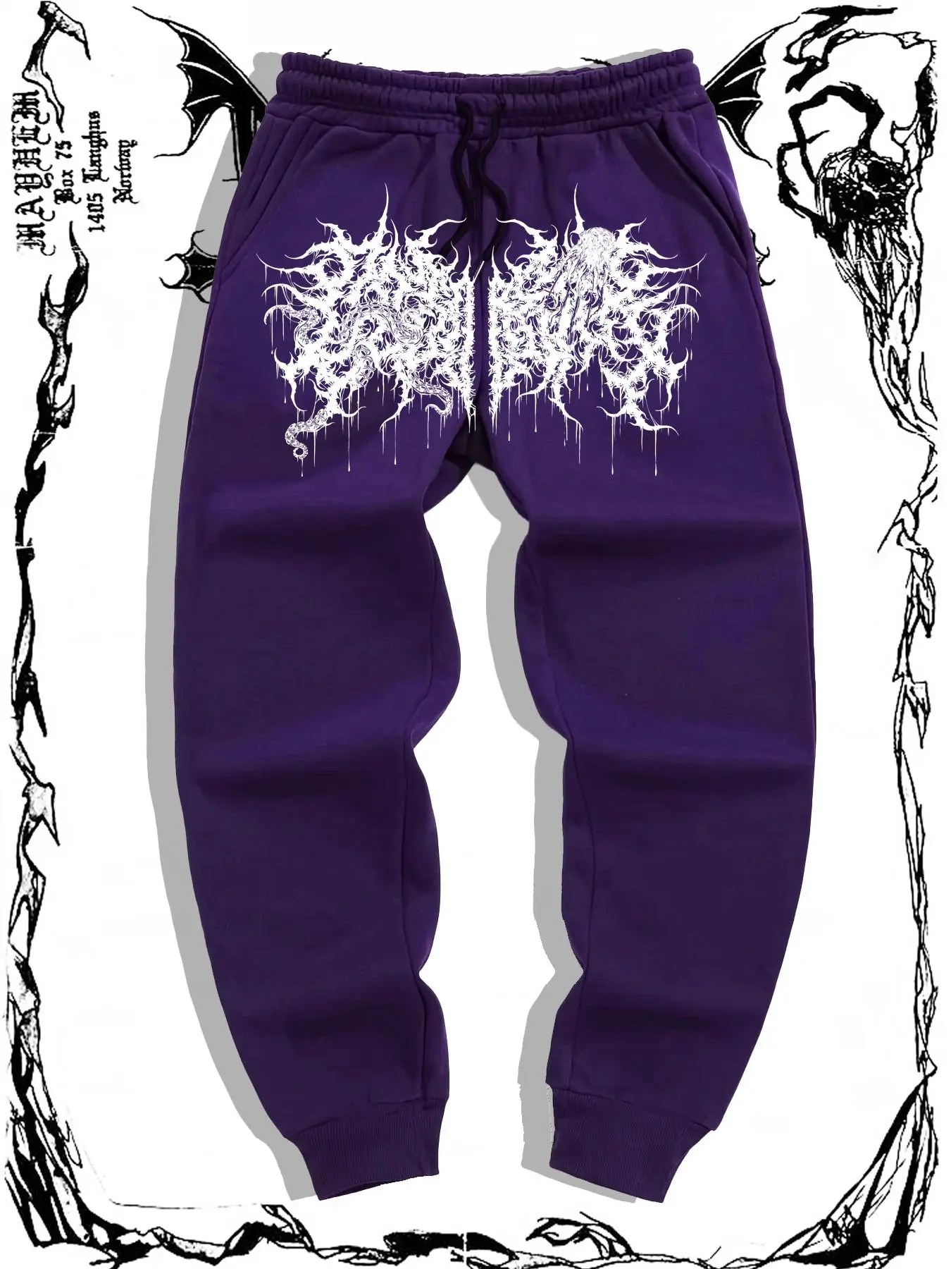 Men's Regular Fit Plain Paint Splatter Print Sweatpants, Casual Streetwear Jogger Pants for Spring & Fall, Fashion Men's Bottoms for Daily Wear