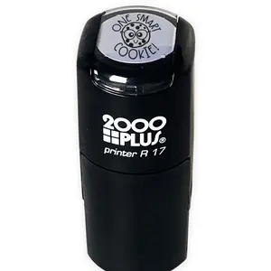 One Smart Cookie Food Themed Stamp / 2000 Plus Self Inking Teacher Treat Stamper / 9/16" Small Black Imprint Planner Worksheet Stamp / Made In USA