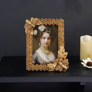 1PC, creative beehive knot-shaped decorative photo frame, resin material frame desktop warm photo display frame, can be hung on the wall, living room, study and bedroom desktop decoration, suitable for family photo decoration and photography props