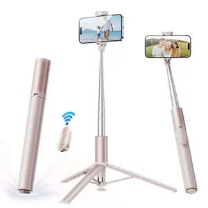 BEFAME 68inch Portable Selfie Stick Tripod,  Automatic Unfolding Design, One Click Open Tripod, 1.75m extendable selfie stick,  with bluetooth remote control for iPhone & Android,SmartphonesTravel Compact Portable Cellphone Stand